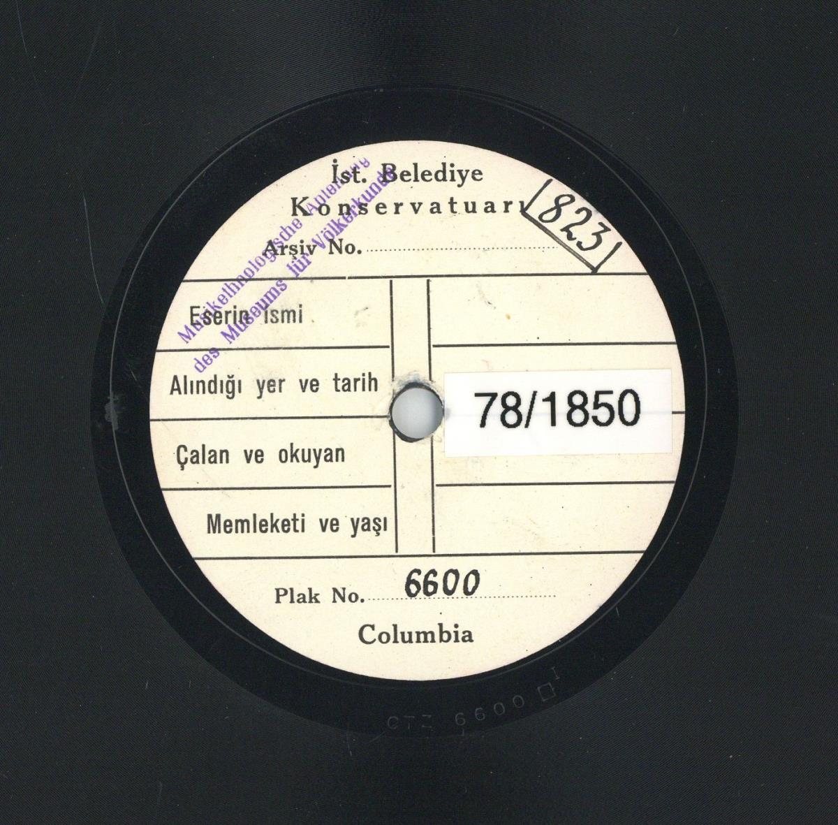 Titel A: "Bir Katre icen"
