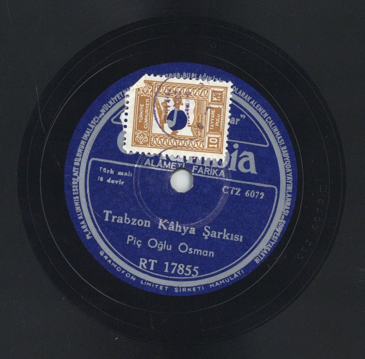 Titel A: "Trabzon Sarkisi. Fadime"
Titel B: "Trabzon Kahya Sarkisi"