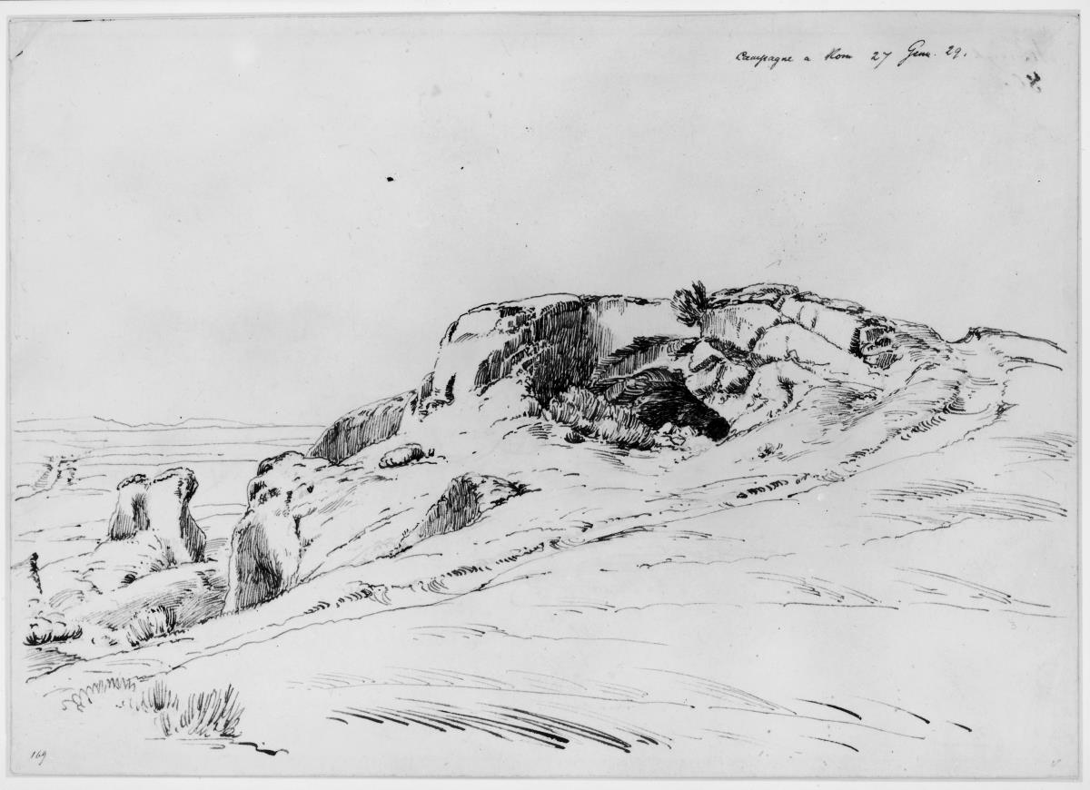 Höhle in der Campagna bei Rom
