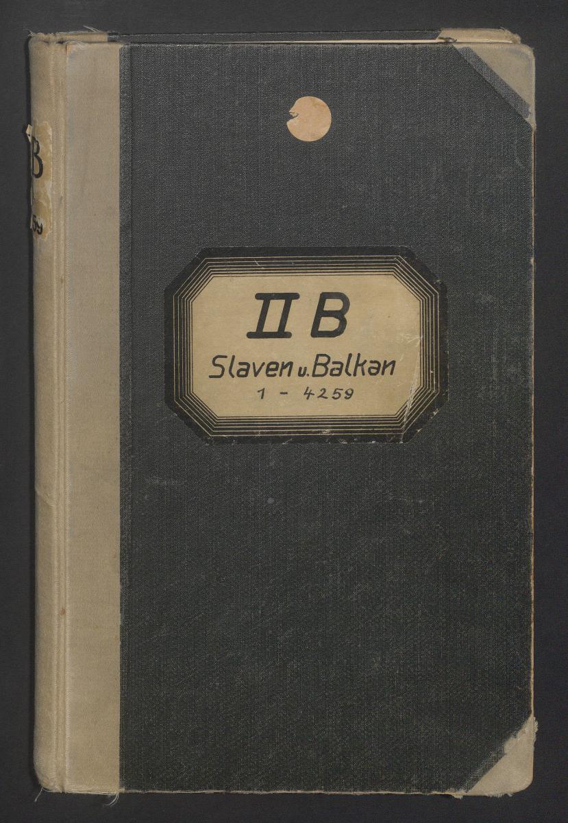 II B Slaven u. Balkan 1 – 4259