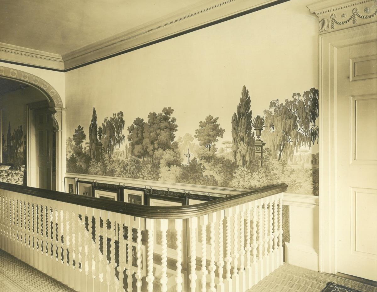 Peabody, "Oak Hill", Treppengeländer
