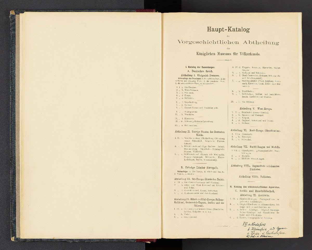 Katalog D. für die Staaten, Gebiete Asiens (Nordasien; Kleinasien m. Zypern; Vorder- u. Zentralasien; Süd- u. Ostasien), Australiens