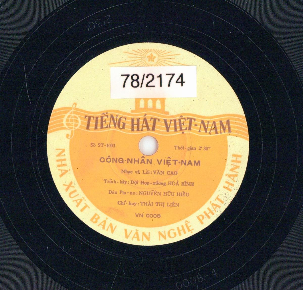 Titel A: Cong-Nhan Viet-Nam
Titel B: Tuoi Thanh-Nien