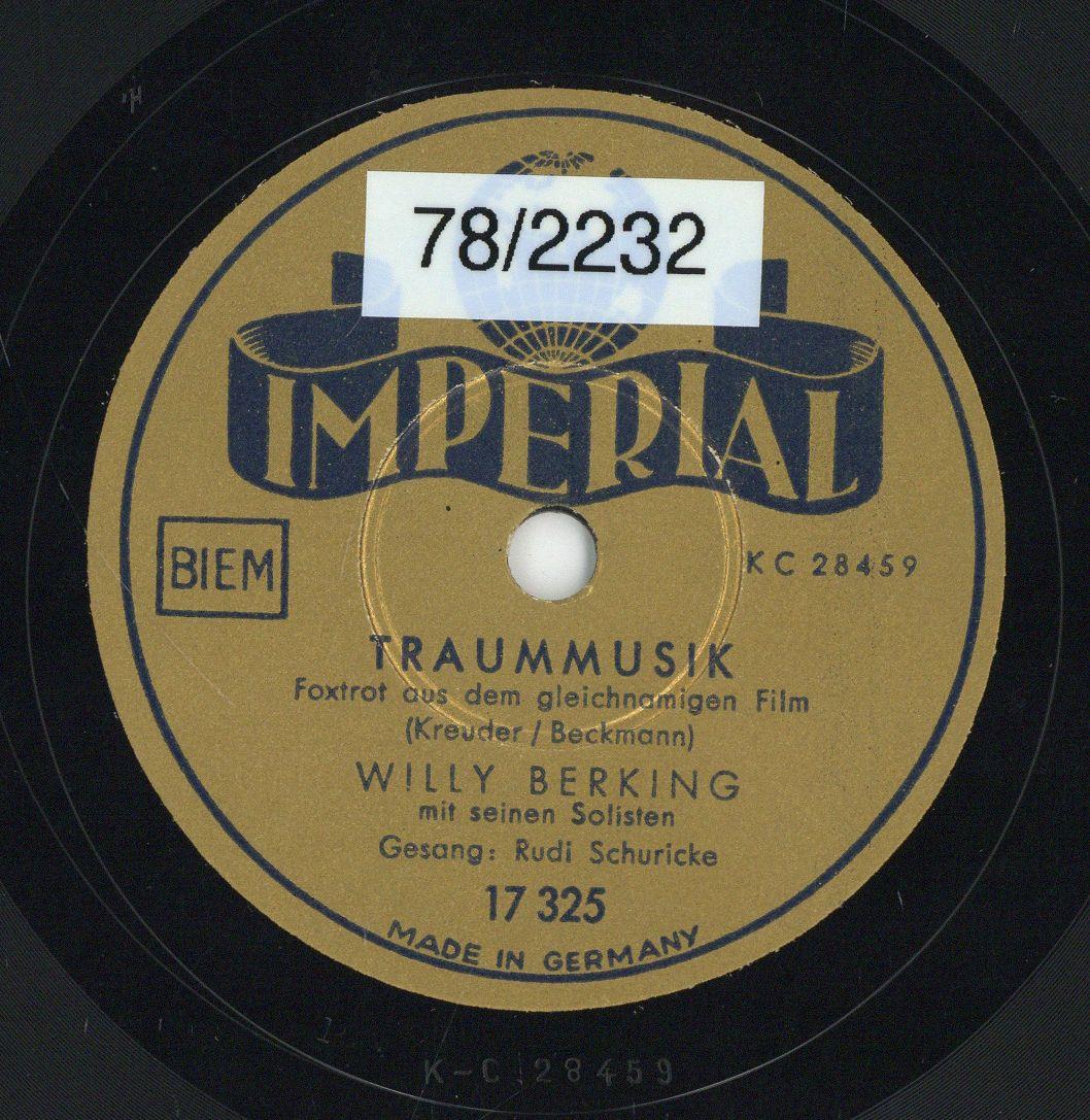 Titel A: Traummusik
Titel B: Du gehst durch all meine Träume