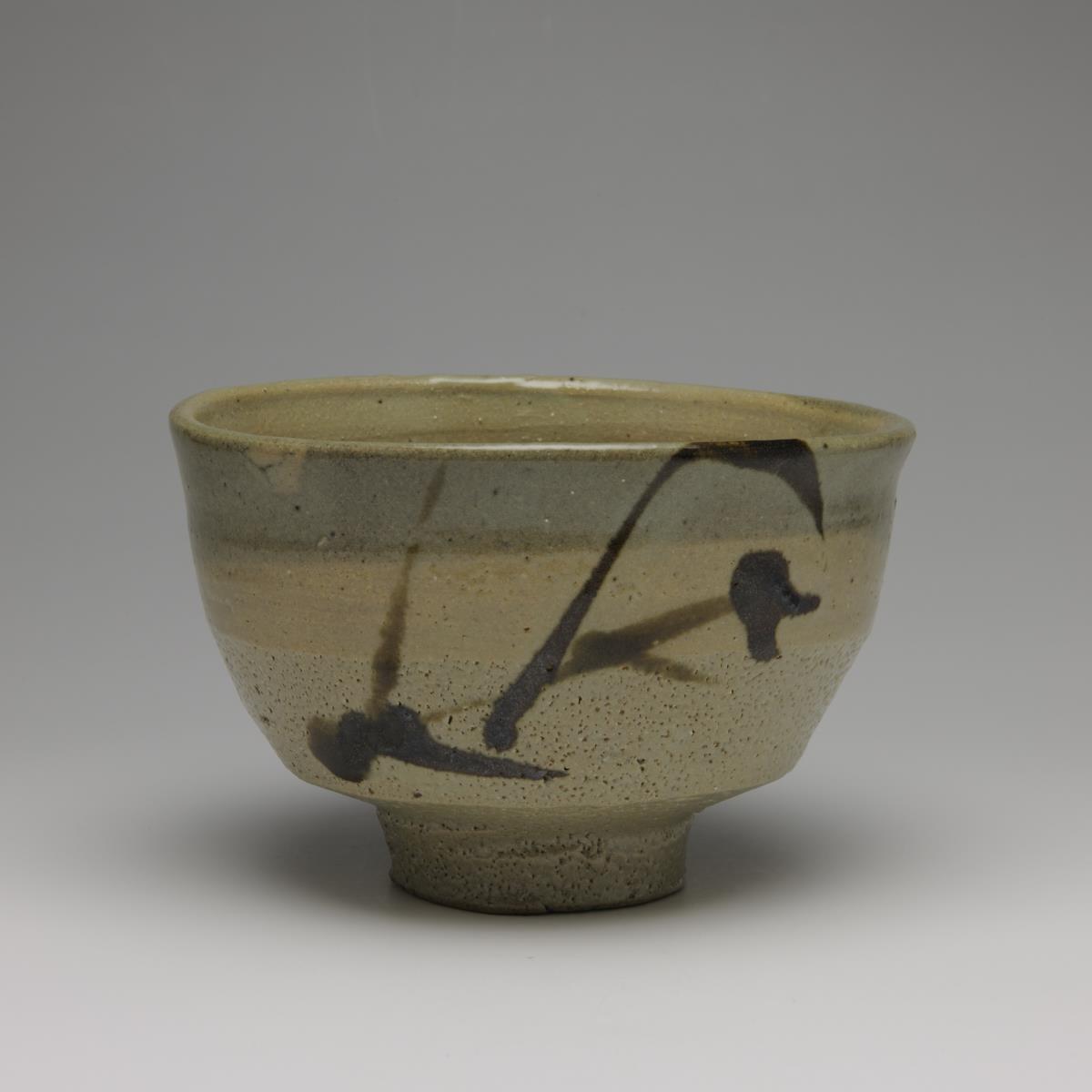 Teeschale (chawan) mit Zuckerrohrdekor