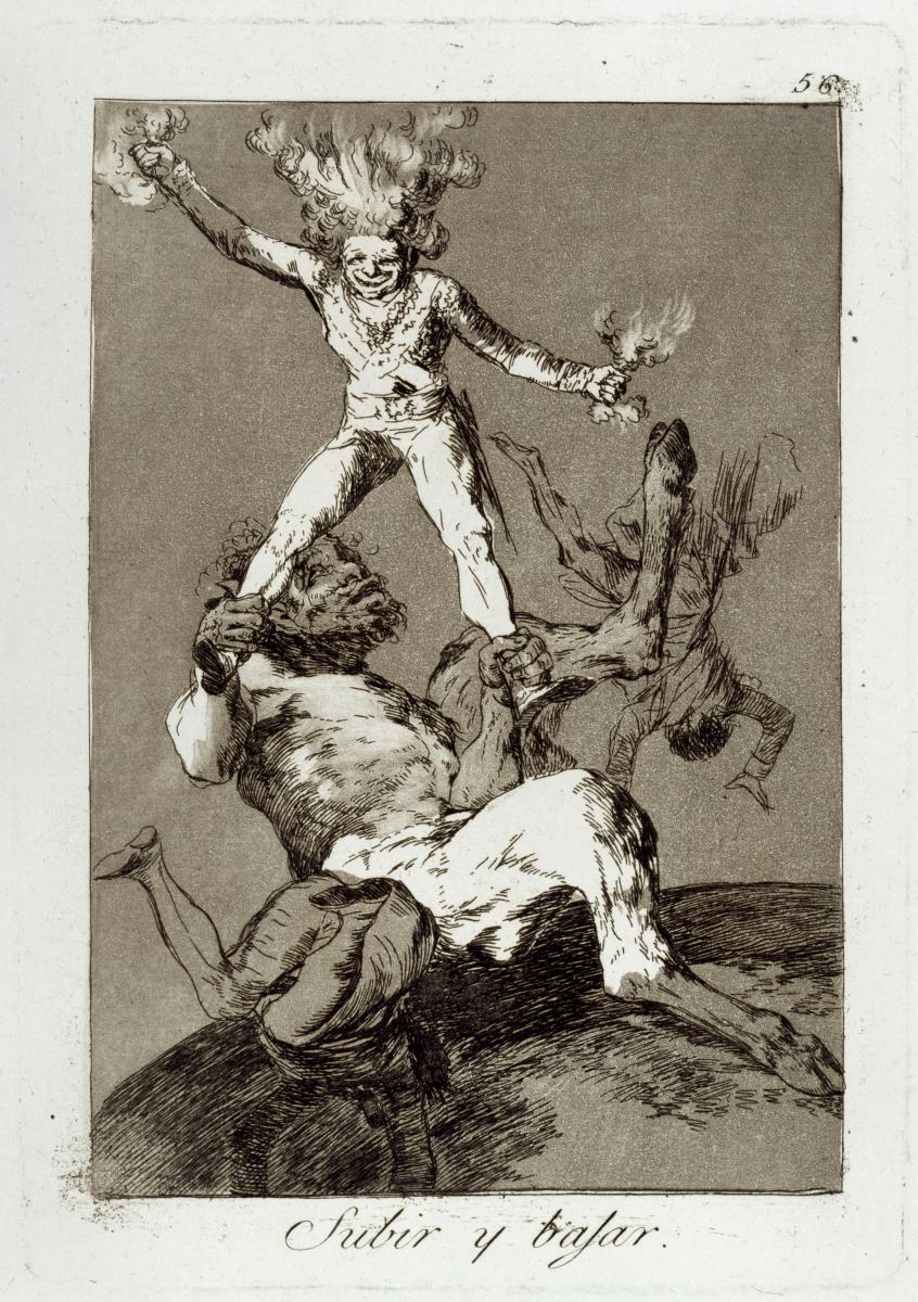 Subir y bajar (Caprichos 56)