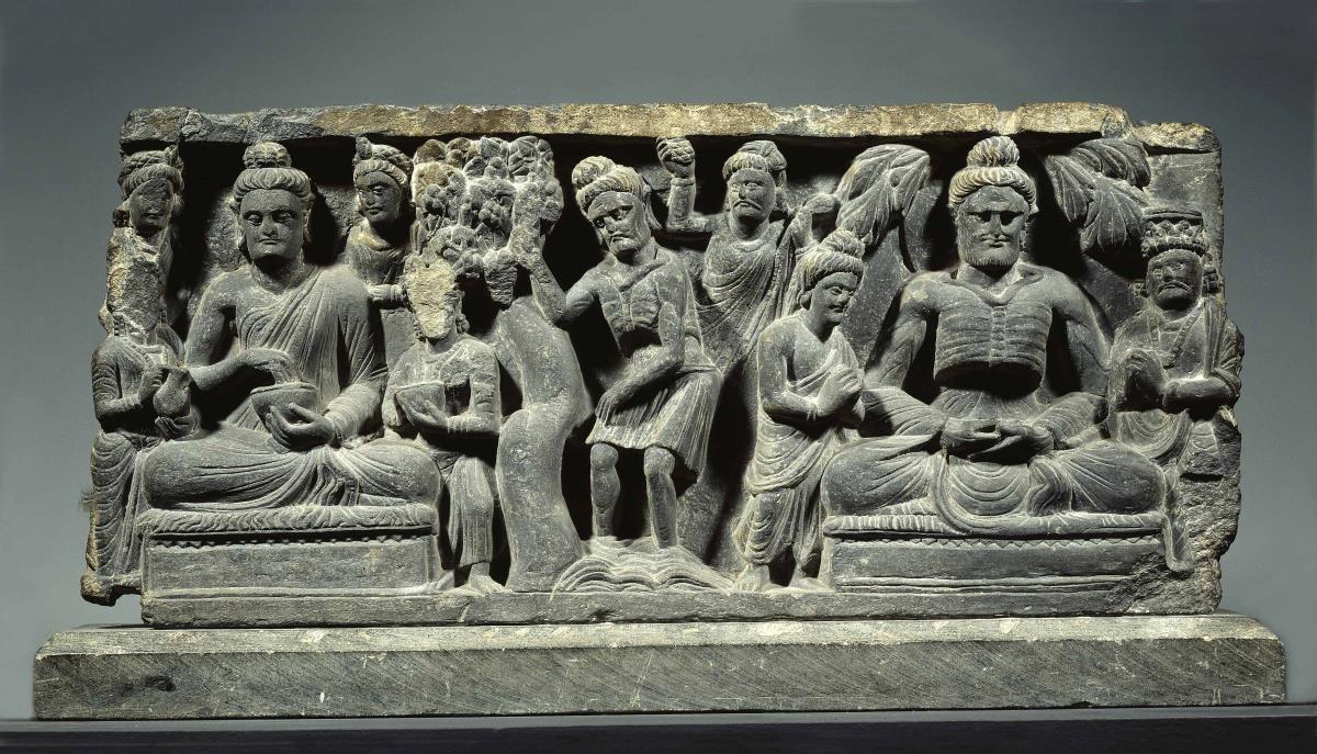 Erzählende Szene (Fragment): Siddhartha Gautama beendet sein Fasten