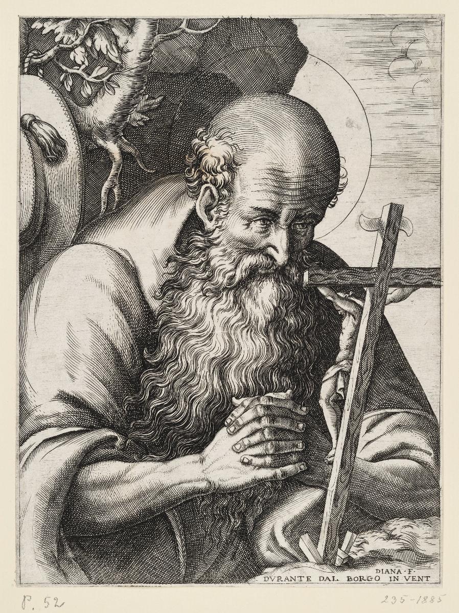 Brustbild des Hl. Hieronymus