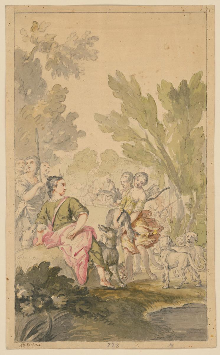 Diana auf der Jagd