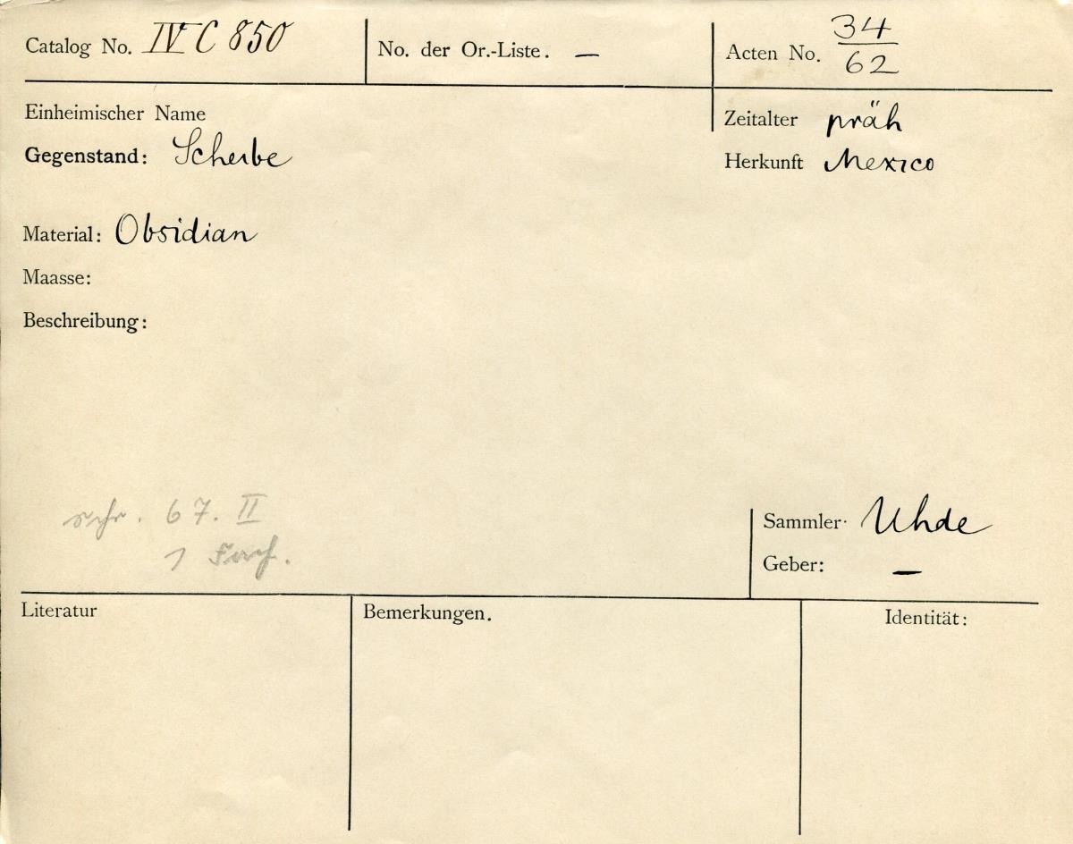 IV Ca 850