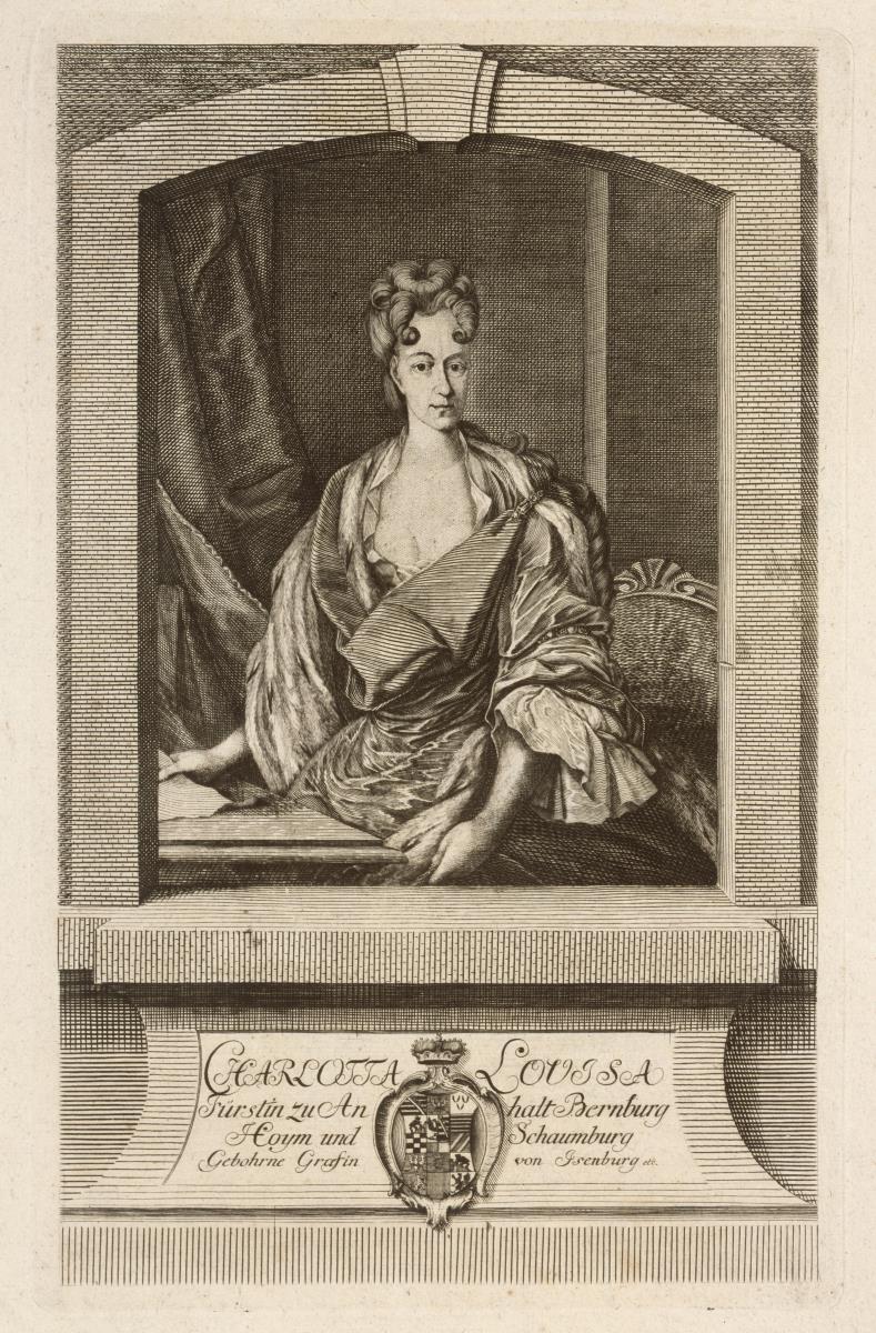 Bildnis Charlotte Louise Fürstin von Anhalt-Bernburg