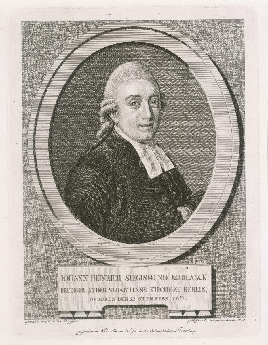Bildnis Johann Heinrich Sigismund Koblanck