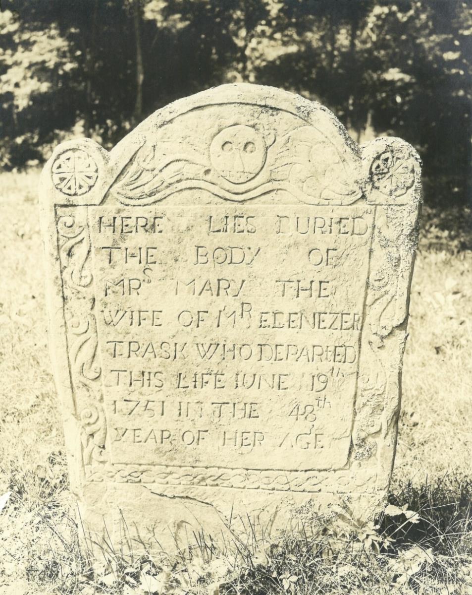 Salem, Friedhof, Grabstein: Wife of Ebenezer (Mary)