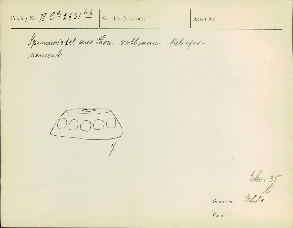 IV Ca 2631 hh