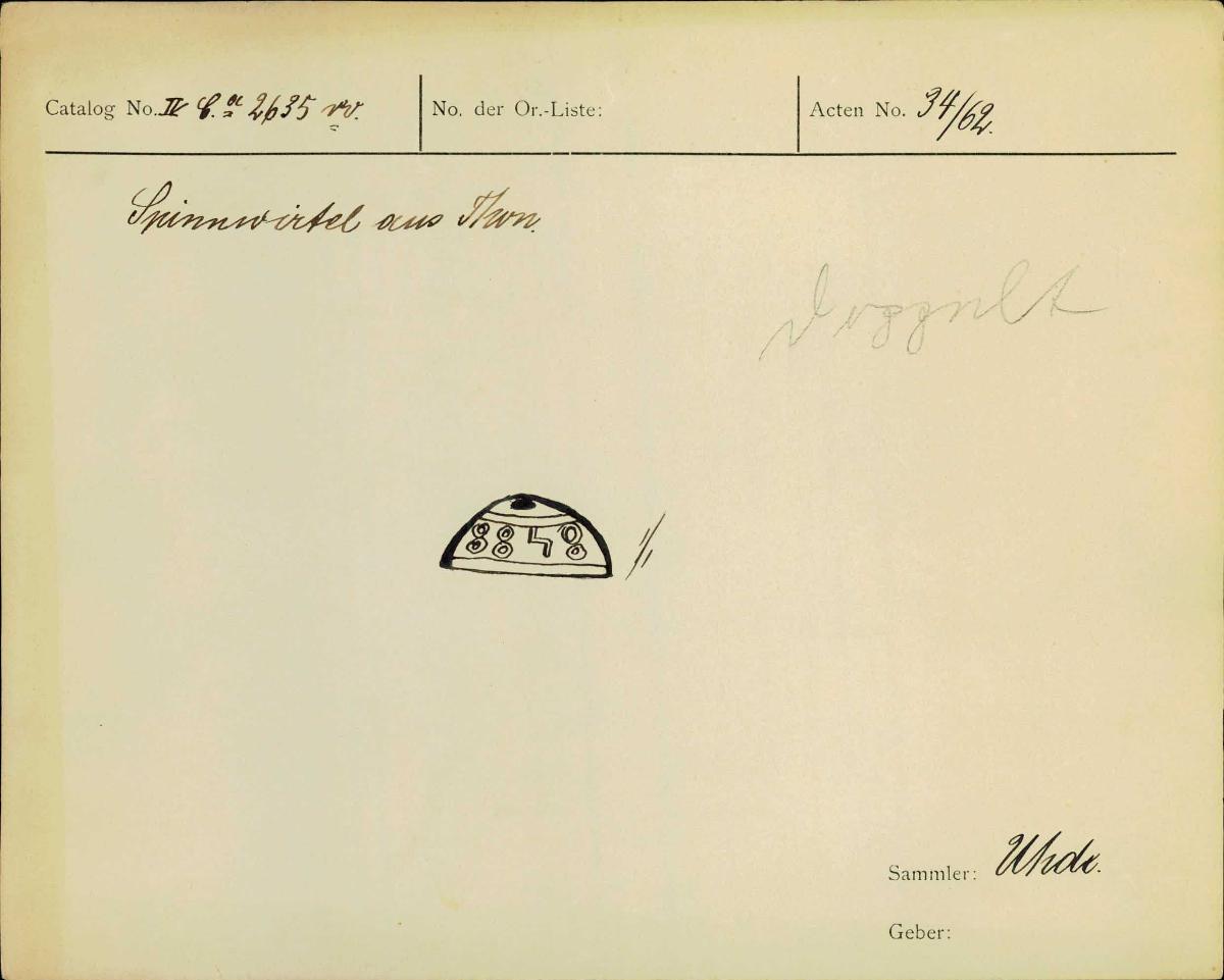 IV Ca 2635 vv