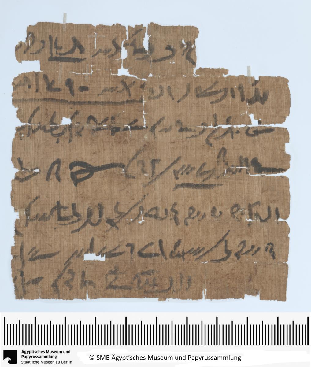 Demotischer Papyrus, Querformatbrief
