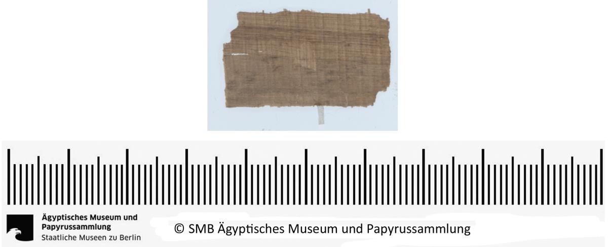 Aramäischer Papyrus, aramäische Version der Behistun‚ Inschrift Dareios’ I., Fragment