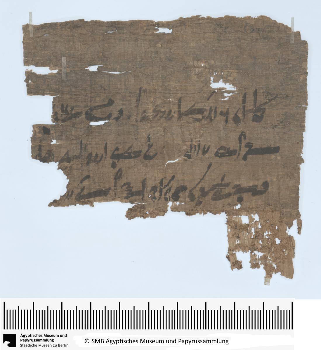 Demotischer Papyrus, Querformatbrief
