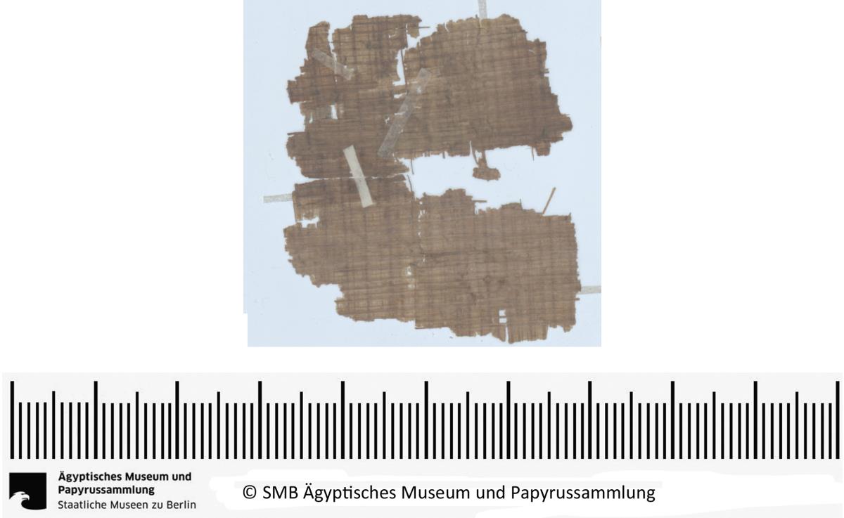 Aramäischer Papyrus, aramäische Version der Behistun‚ Inschrift Dareios’ I., Fragment