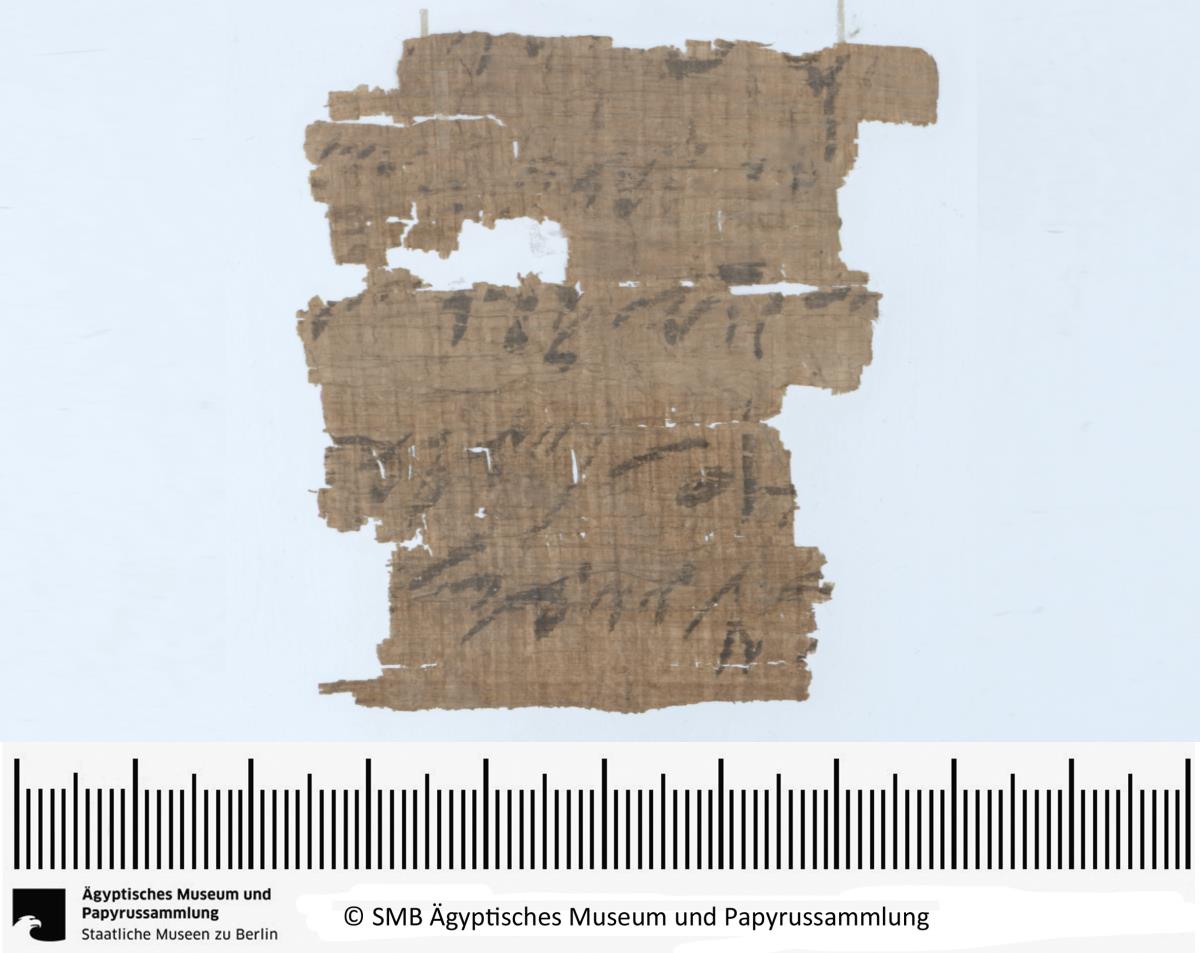 Demotischer Papyrus, Querformatbrief