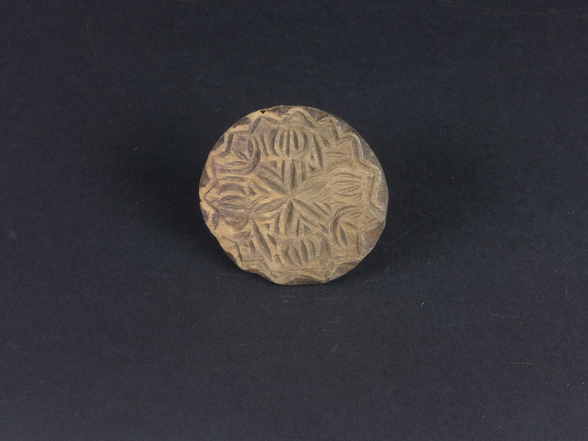 Brotstempel, Holz, Rosette