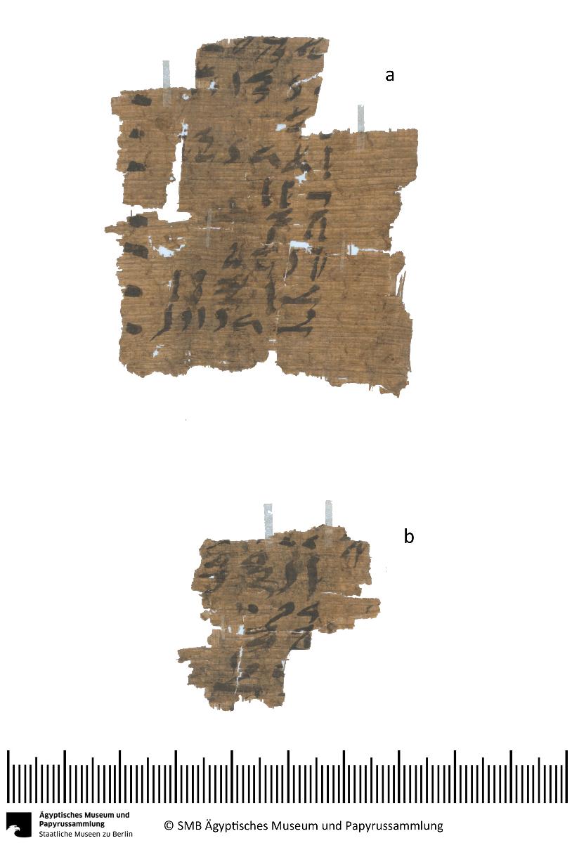 Hieratische Papyrusfragmente, Namensliste