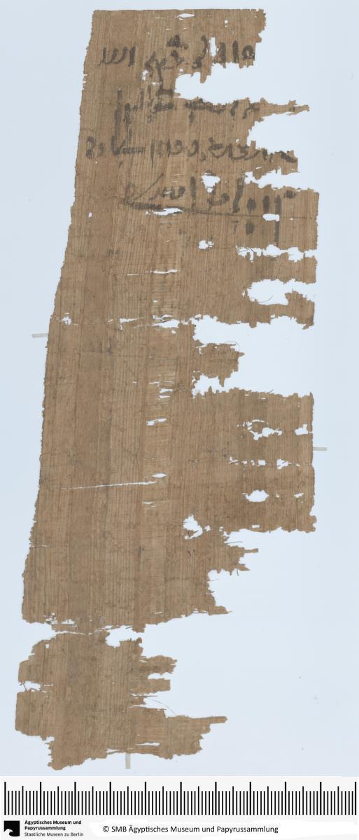 Demotischer Papyrus, Hochformatbrief