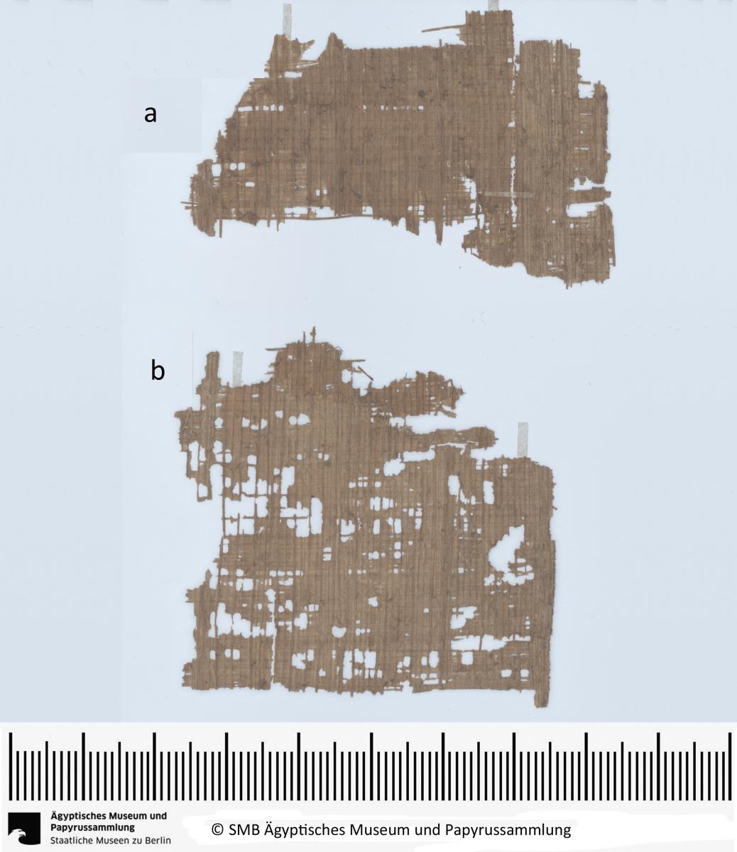 Hieratische Papyrusfragmente, religiöser Text (?)