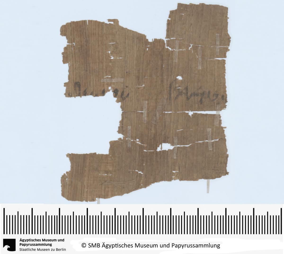 Demotischer Papyrus, Hochformatbrief