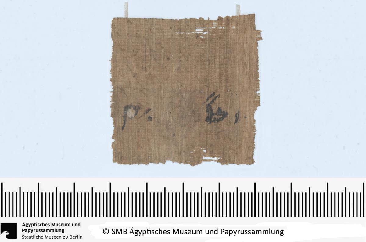 Demotischer Papyrus, Hochformatbrief (Korrespondenz Harnofer, Sohn des Haryotes)