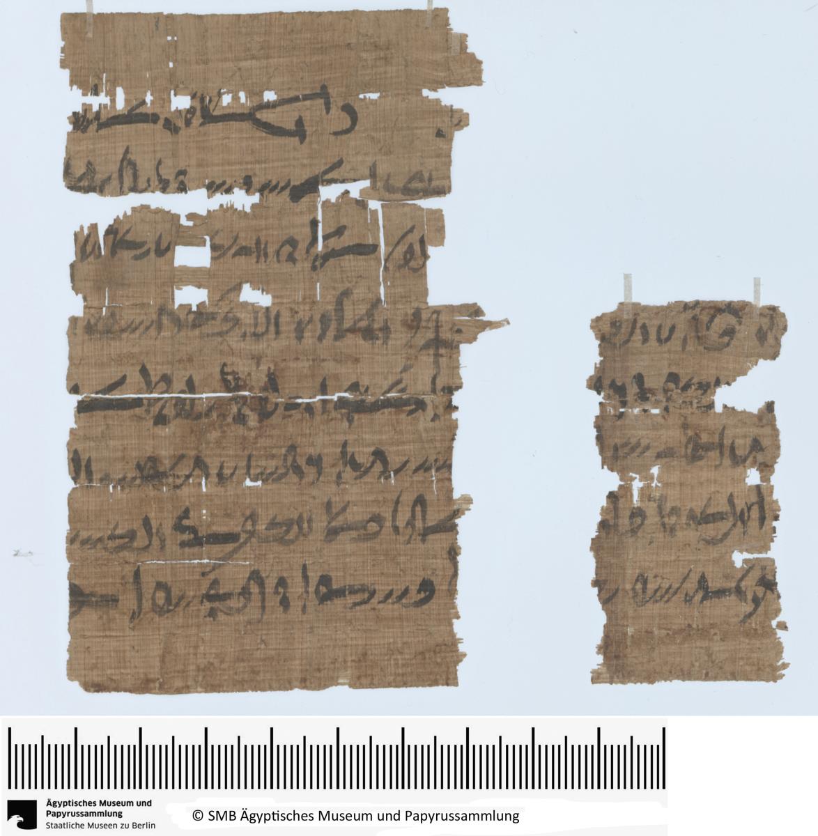 Demotischer Papyrus, Querformatbrief (Korrespondenz Espnebonchis, Sohn des Espneti-hetnetjer)
