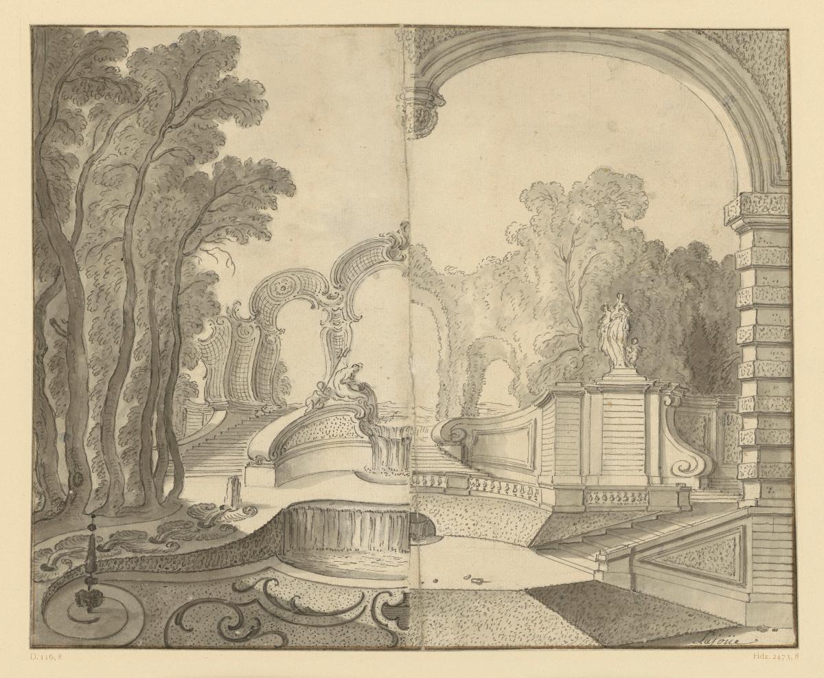 Phantastische Gartenarchitektur