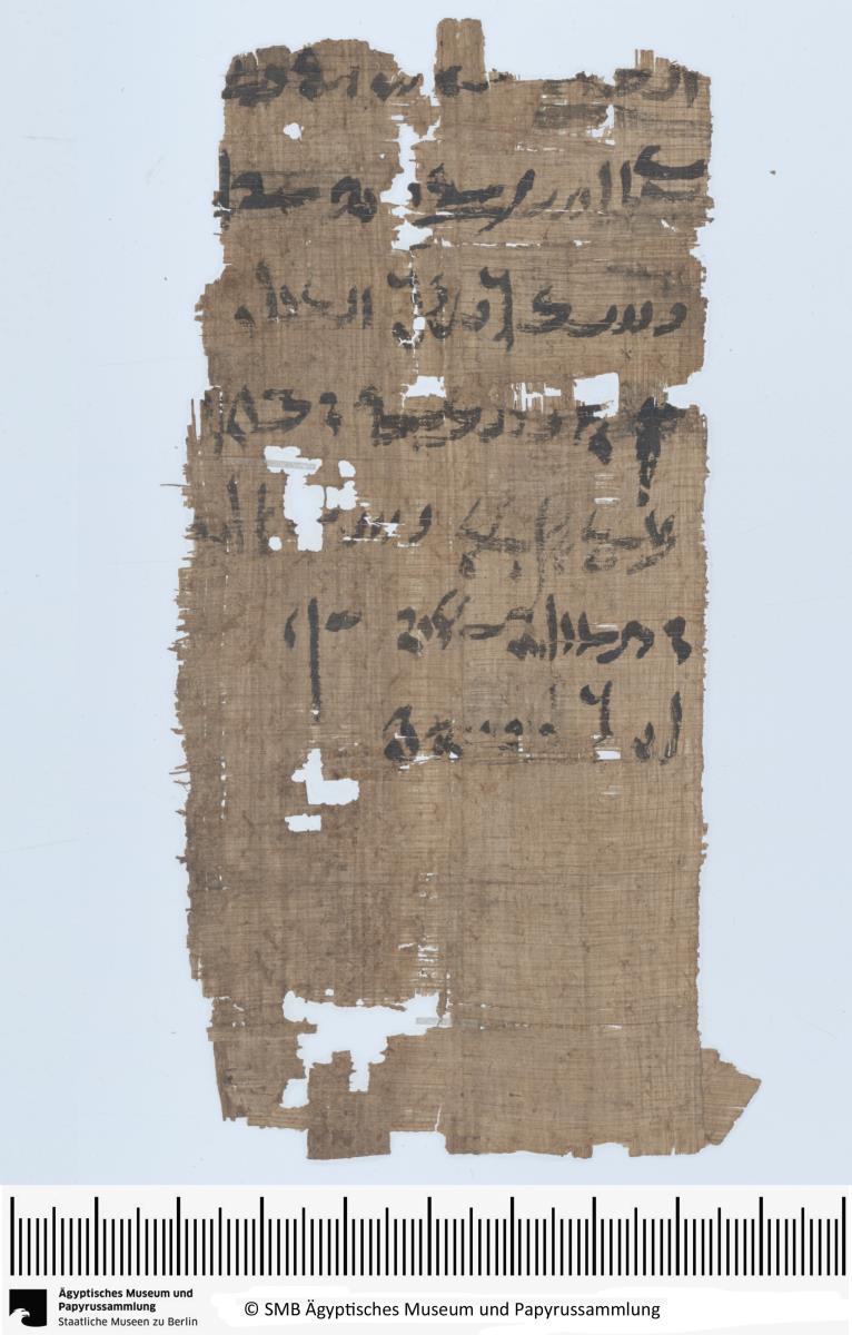 Demotischer Papyrus, Hochformatbrief