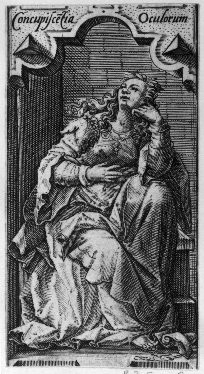 Concupiscentia Oculorum (Begehrlichkeit der Augen). aus der Folge der klugen und törichten Jungfrauen