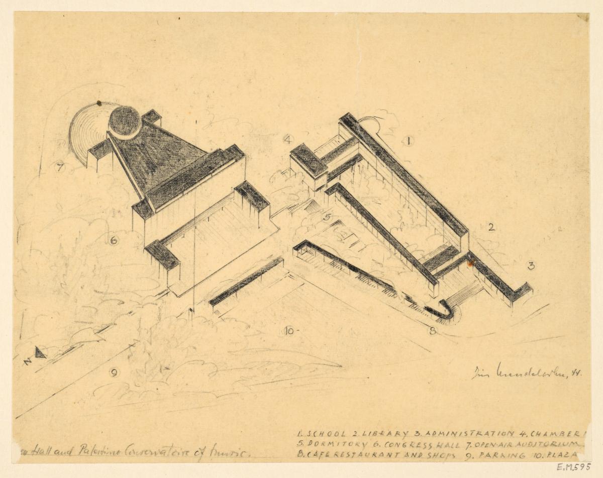 Projekt: Kongresshalle und jüdisches Konservatorium, New York