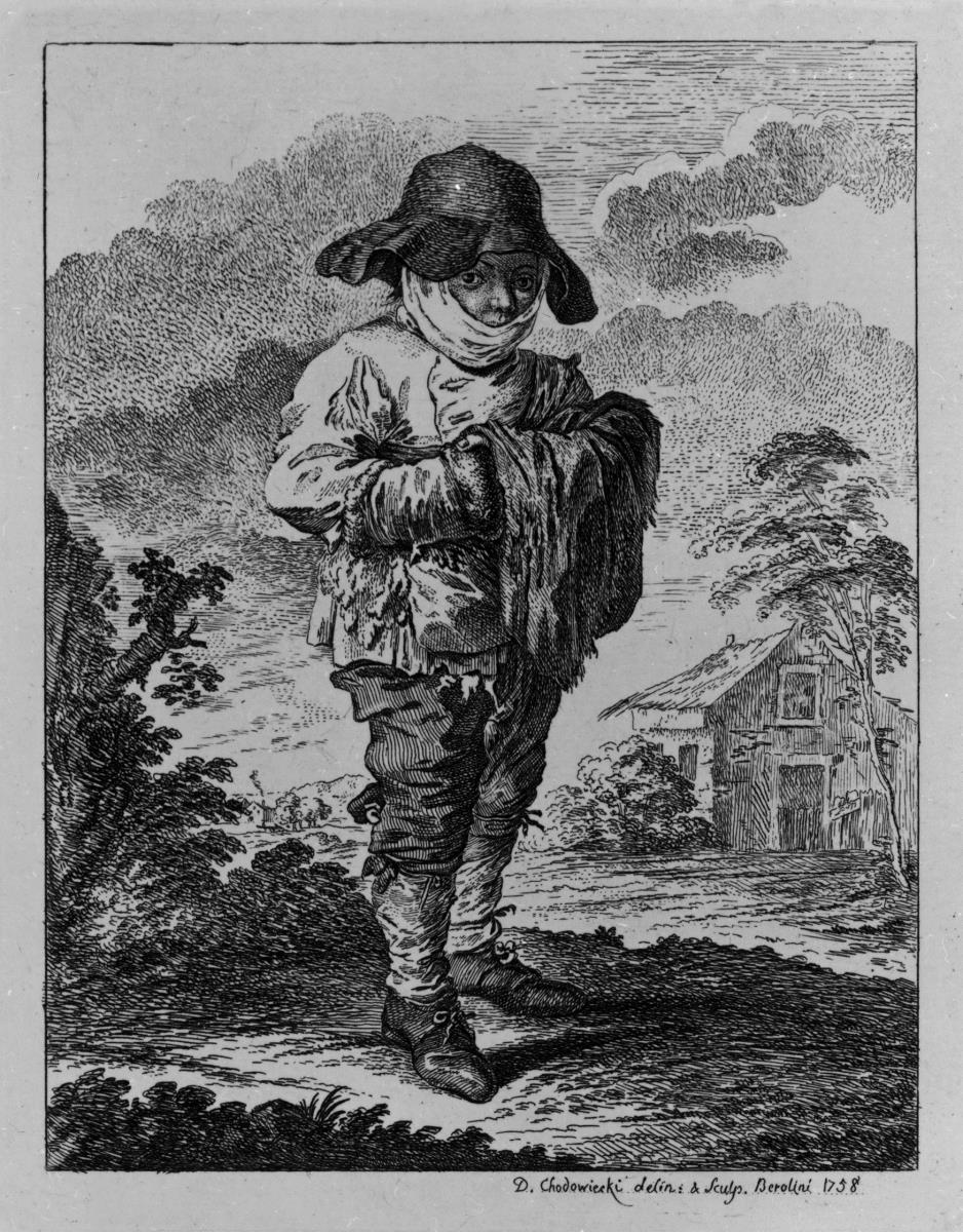 Der Bauernjunge mit verbundenem Gesichte