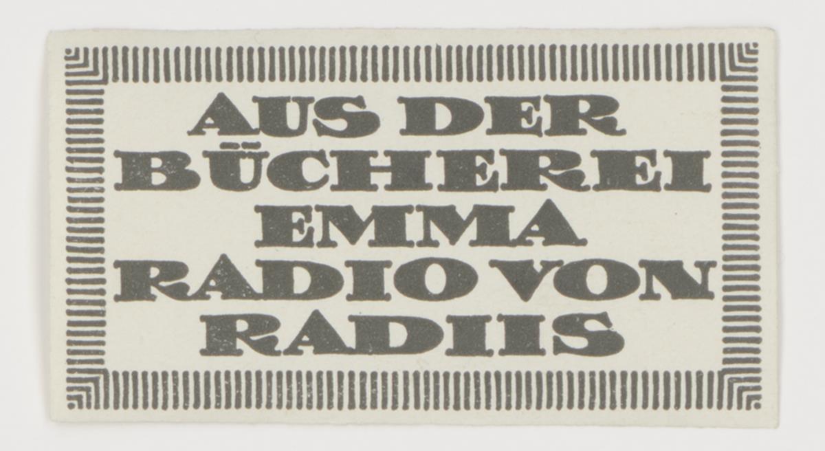 Aus der Bücherei Emma Radio von Radiis