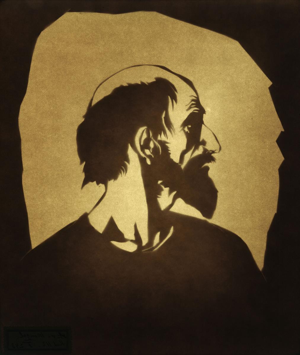 Männliches Brustbild, Kopf im Profil