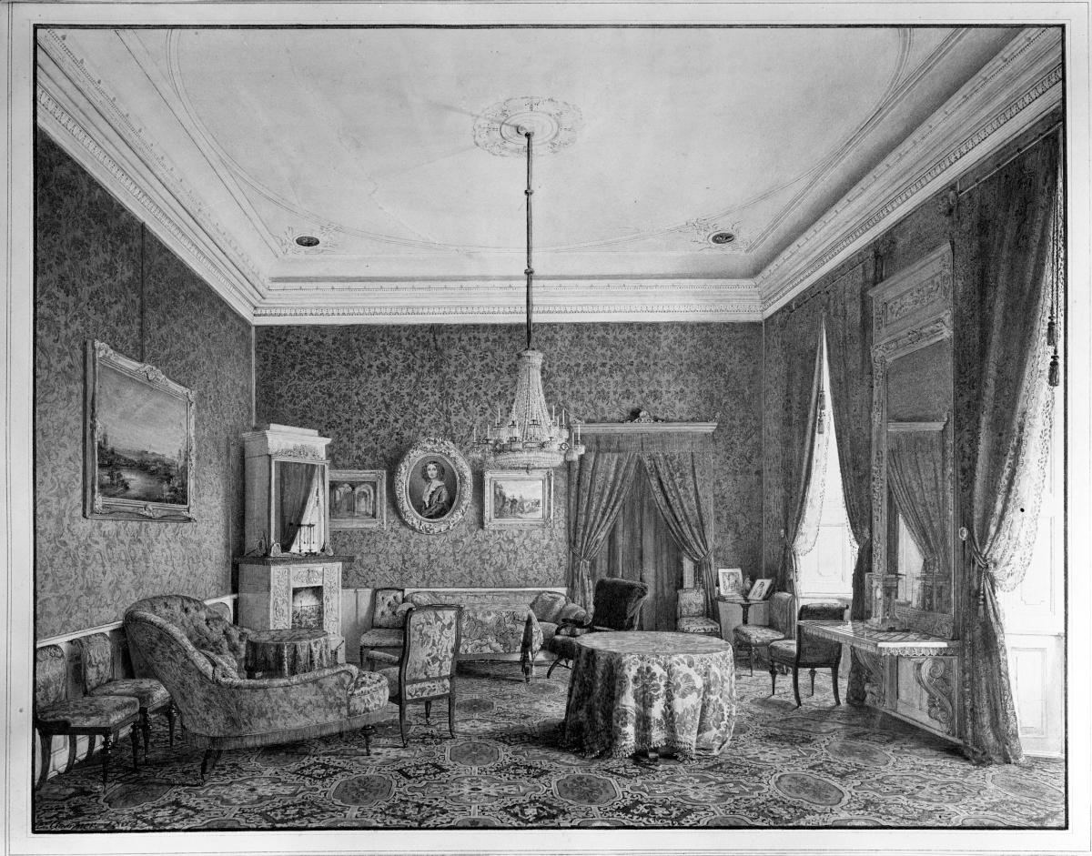 Der Salon des Grafen Moritz von Putbus