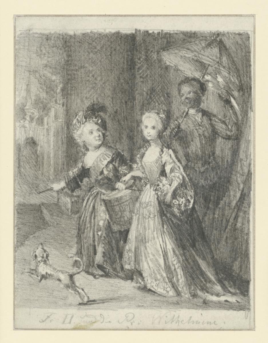 Kronprinz Friedrich und seine Schwester Prinzessin Wilhelmine als Kinder