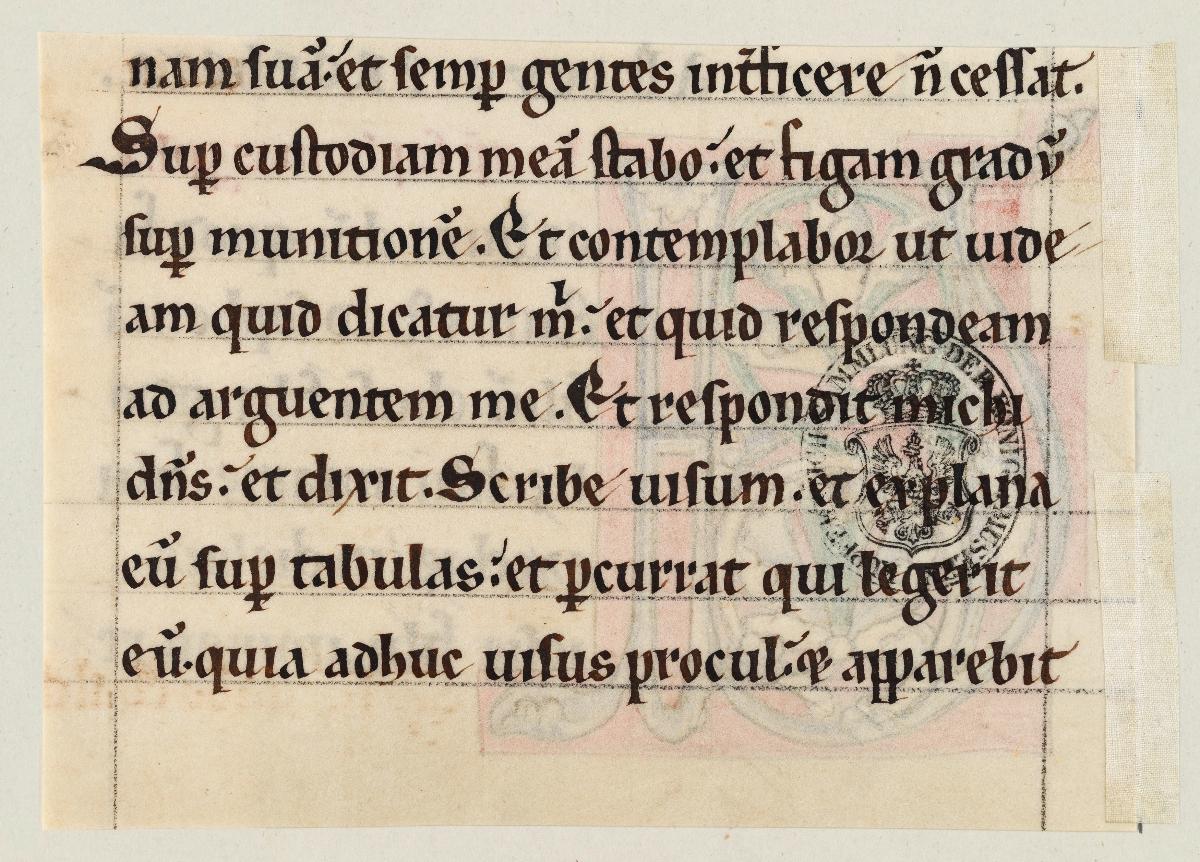 Schriftseite aus einer Bibel