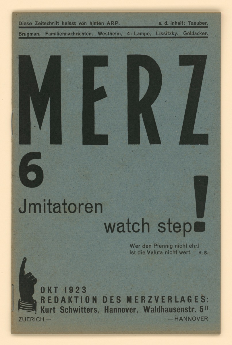 Merz 6 Imitatoren watch step!