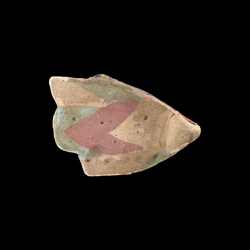 Fragment polychrome Mosaikschale