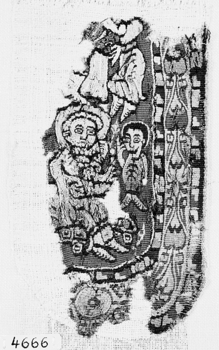 Fragment eines Zierstreifens mit Szene aus der alttestamentlichen Josefsgeschichte