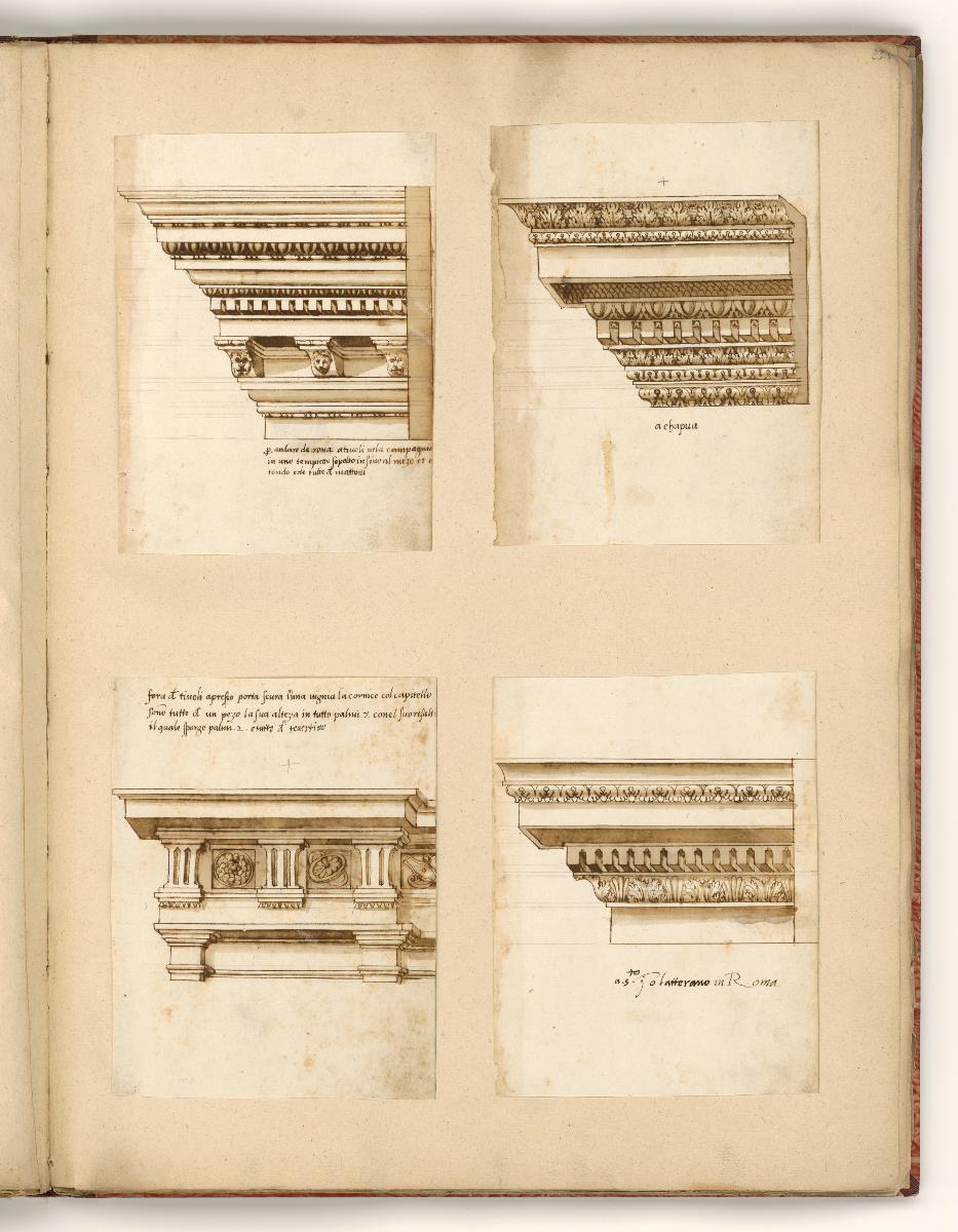 Konsolengesims; Gesims; dorisches Gebälk; Gesims
