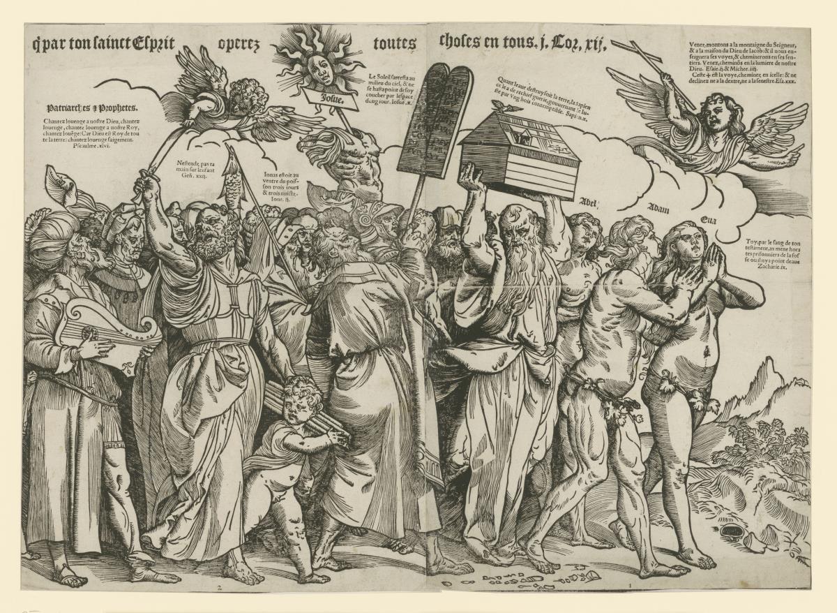 Triumph des Glaubens (Blatt 1 und 2 der französischen Ausgabe)