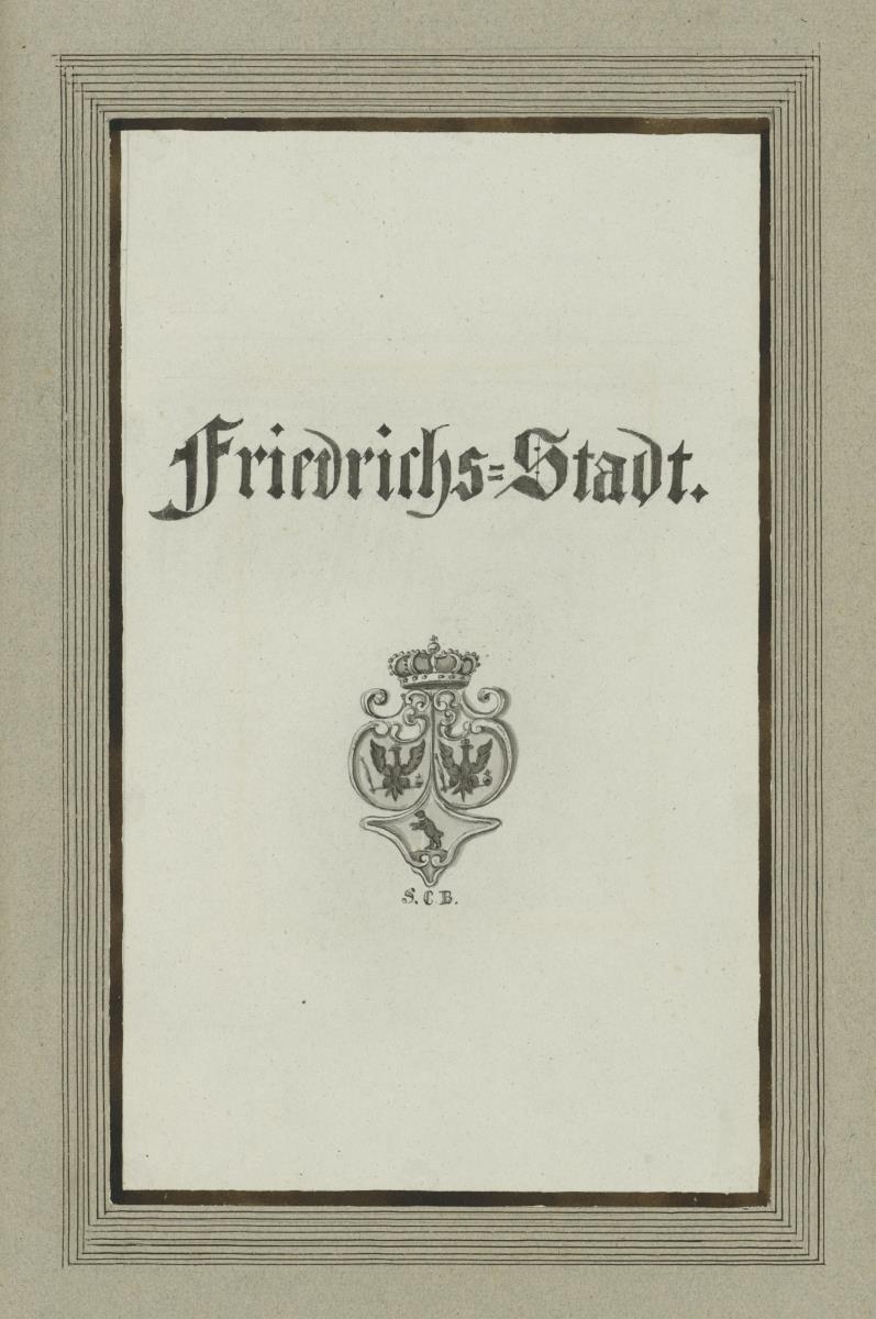 Friedrichs-Stadt. Wappen