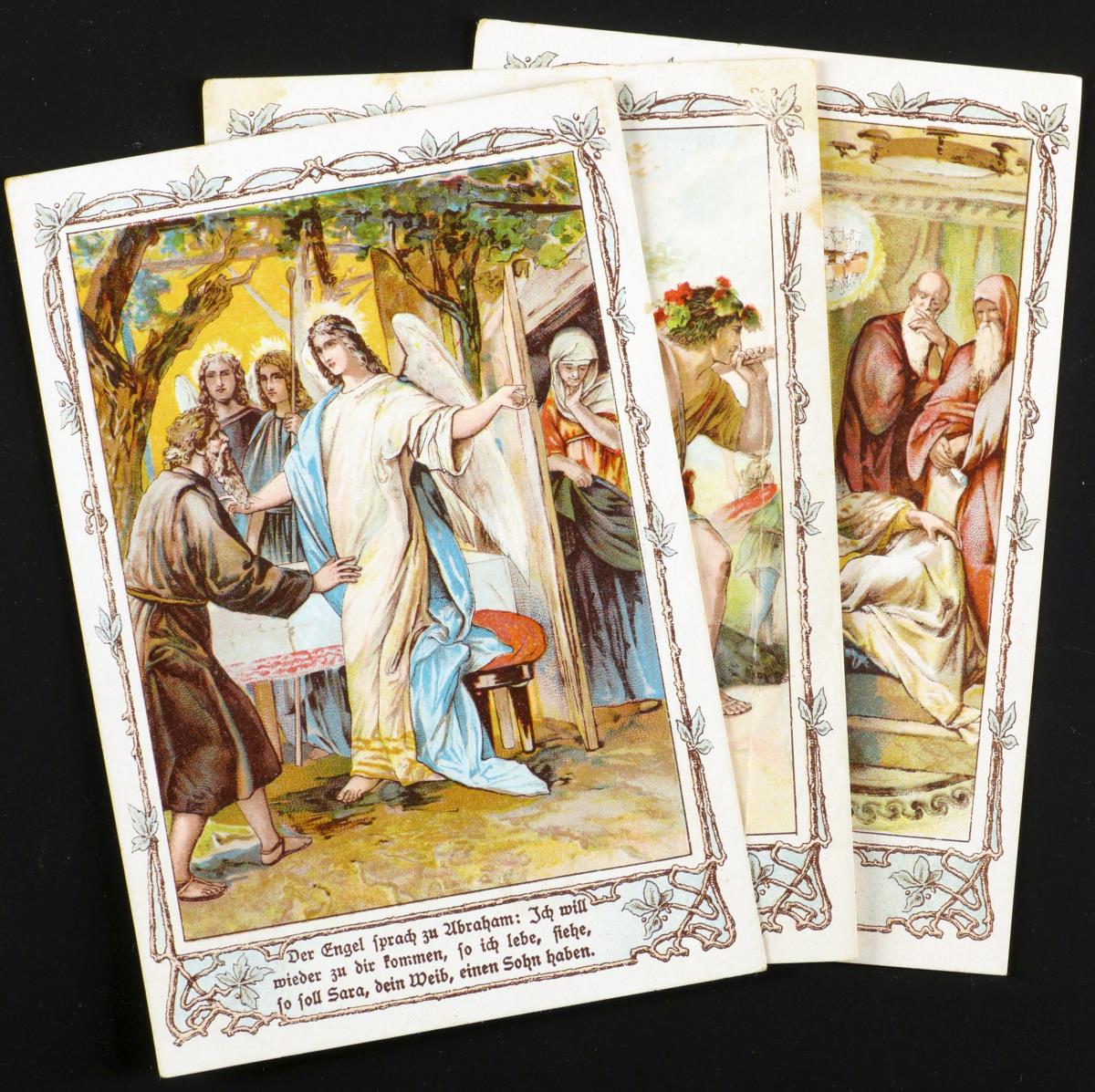 Joseph deutet Pharaos Träume. Die Kundschafter des Landes Kanaan. Abraham empfängt die Verheißung, dass ihm ein Sohn geboren werden soll.