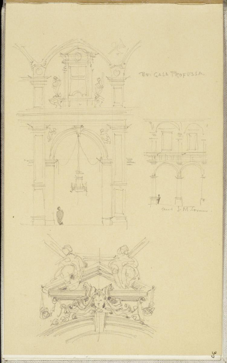 Sizilien, Piazza Casa Professa, Eingang, Detail einer Bogenhalle und Architekturdetail
