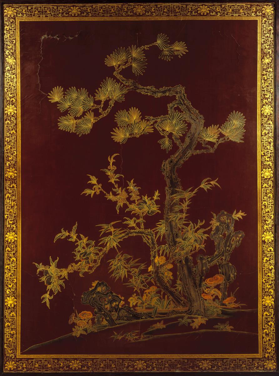 Paravent zum Thronsitz des Kaisers Kangxi